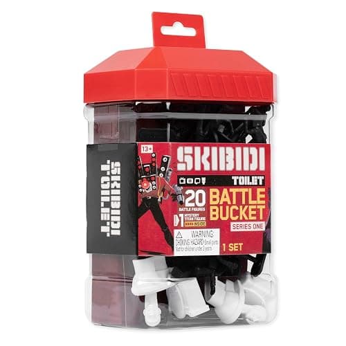 SKIBIDI Toilet Battle Bucket, Collectible Figures, Officially Licensed Toilet Merch thumbnail 4