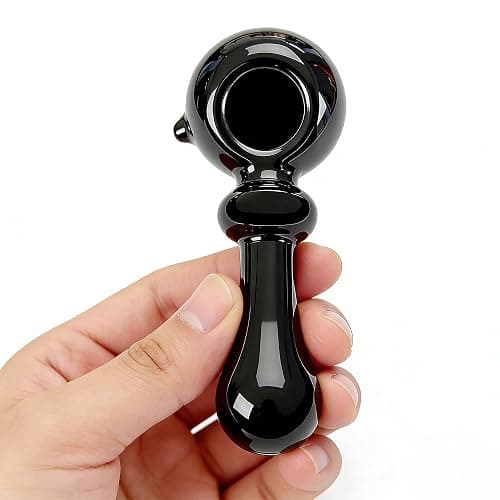 FIRE HIVE 4-Inch Classic Retro Pipe Set, Gorgeous Pipe Suitable for Indoor and Outdoor Use, Black Pipe Set Box with Cleaning Tools, Complete Pipe Accessory Set (Black) thumbnail 3
