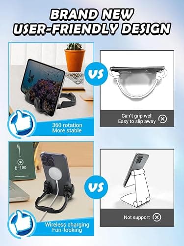 Stocking Stuffers for Teens Boys Men Adults Gifts: Thumbs Up Lazy Phone Stand Cell Phone Holder Gifts for Kids Women Teenage Girls Wife Ideas Funny Cool Gadgets Who Have Everything Gifts for Christmas thumbnail 5