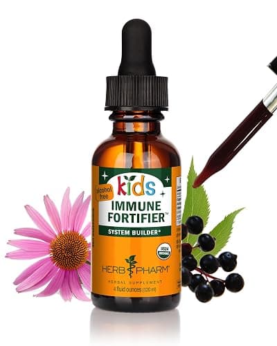 Herb Pharm Kids Certified-Organic Alcohol-Free Immune Fortifier Liquid Herbal Formula, 1 Ounce - Image 1