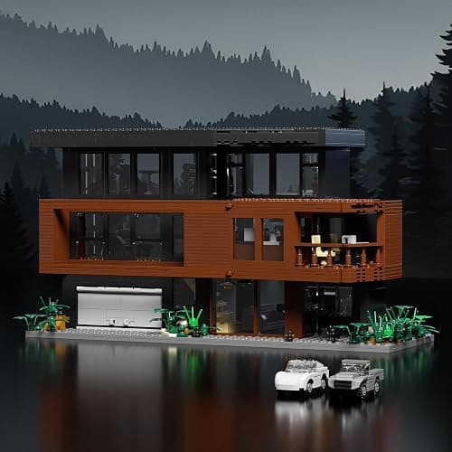 House Building Set,Compatible with Lego,Architecture Blocks Romance Films Fans House Creative Present for Adult Halloween Christmas Valentine (864 Pcs) thumbnail 2