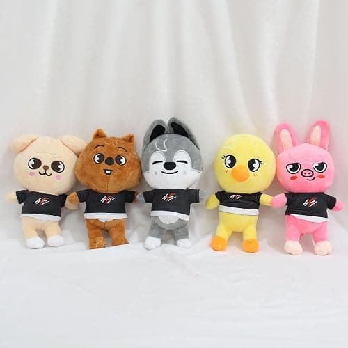 RHEETADA 8 PCS Skzoo Plushies Stray Kids Plush Toys Set 8 Inches Cute Stuffed Animals Toy Stray Kids for Fans Boys and Girls thumbnail 5