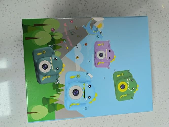 Hangrui Kids Camera, 20MP Kids Digital Dual Lens Cameras with Silicone Case 2.0 Inch IPS Screen 1080P Video Camcorder, 32GB Card,Shockproof Childrens Camera Toy for Boys & Girls Age 3-12(Dark Green) thumbnail 9