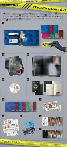 ENHYPEN THE SIN : VANISH 7th Mini Album [Sunghoon FUGITIVES Ver.] CD + Photocard + Photo Pack Set + ID Card + Sticker Set (Knife) Green thumbnail 2