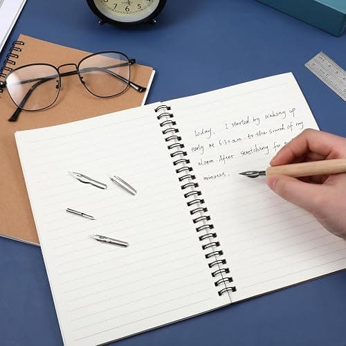 ZEYIYER 11 Pcs Dip Pens, G Pen Ink Nibs, Wooden Drawing Pen Holder with Stainless Steel Dip Pens for Comic, Drawing, Writing, Calligraphy thumbnail 6