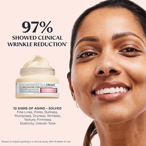 IT Cosmetics Confidence in a Cream - Hydrating & Anti Aging Face Moisturizer, Visibly Reduces Fine Lines & Wrinkles, Up To 48H Hydration, Repairs Skin Barrier, Squalane & Ceramides, For All Skin Types thumbnail 8