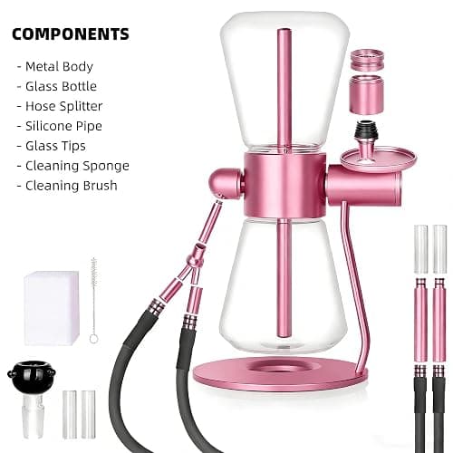 Gravity Infuser 16” 360 Degree Water Rotation (Pink) thumbnail 4