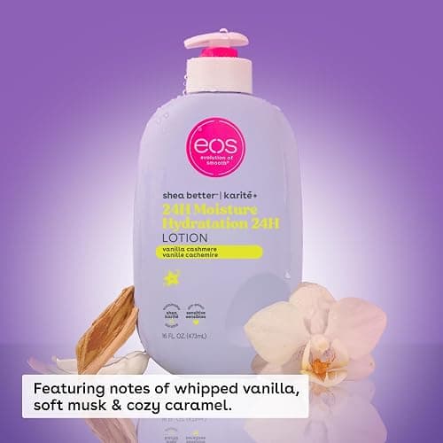 eos Shea Better 24H Moisture Body Lotion, Vanilla Cashmere, 473 ml thumbnail 4