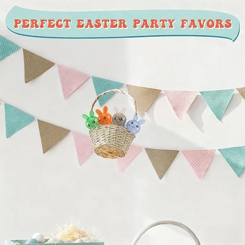 Easter Basket Stuffers,Easter Basket Essentials,4pcs Squishy Easter Bunny Stress Balls for Adults,Easter Stress Relief Fidget Balls,Easter Party Favors Easter Basket Ideas Gifts thumbnail 8
