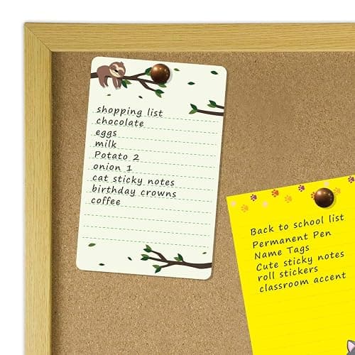 Fancy Land Sloth Sticky Notes Set Sticky Notepads 240 Sheets Book Notes for Sloth Lovers Kids Office School Friends Teacher Gifts Lazy Day Small Gifts thumbnail 7