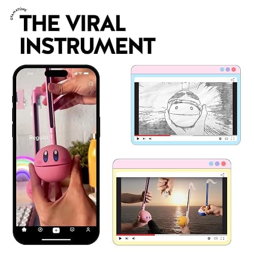 Otamatone Japanese Electronic Musical Instrument Portable Music Synthesizer from Japan by Maywa Denki Studio Award Winning Educational Fun Gift for Children, Teens & Adults - Unicorn thumbnail 5