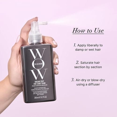 COLOR WOW Dream Coat for Curly Hair – Anti-Frizz Curl and Wave Spray | Anti-frizz spray, for wavy and curly hair, smooths, defines, lightweight, build-up free. Style with or without heat. thumbnail 7