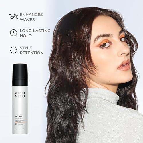 XMONDO Hair Wavetech Extra Hold Wave Foam - Vegan Formula with Pro-Vitamin B5 and Anti-Frizz Nutrients to Fight Static, Control Frizz, and Enhance Your Wavy Hair, 6.7 Fl Oz 1-Pack thumbnail 2