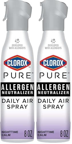 Clorox PURE Allergen Neutralizer Daily Air Spray, Nighttime Calm, 8 Ounces (Pack of 2) - Image 1