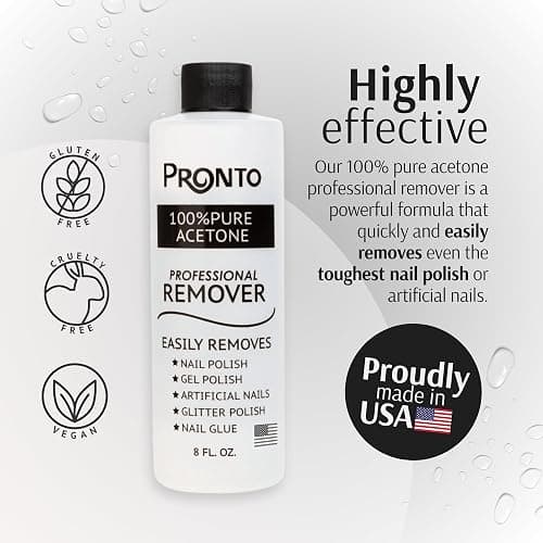 100% acetone nail polish remover thumbnail 2