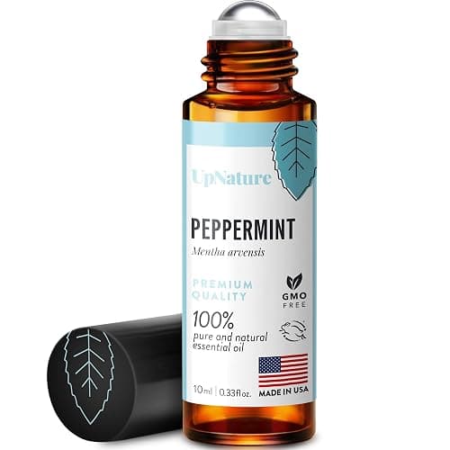 UpNature Peppermint Essential Oil Roll On - Natural Nausea Morning Sickness Relief for Pregnant Women - Pregnancy Must Haves Rollerball Roller - Image 1