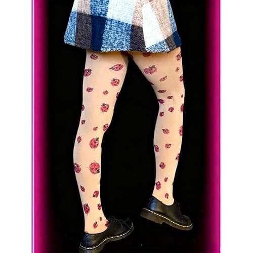 RICHTRUE Whimsy Twee Funky Patterned Tights Women Teen Girls Emo Goth Cool 2000s Fun Printed Tights Y2k Grunge Alt Clothes thumbnail 6