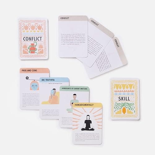 The Game of Real Life: Be Mindful. Solve Conflicts. Gain Points. Live Better. (Includes a 96-Page Pocket Guide to DBT Skills!) Card Games thumbnail 4