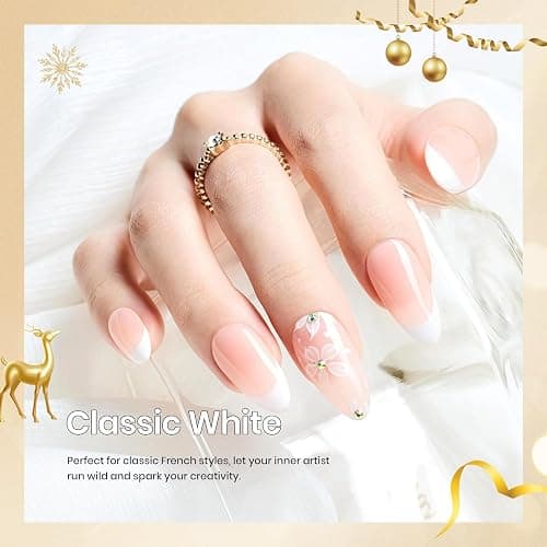 beetles Gel Polish Swirl Nail Art White Gel Liner Nail Polish 1 pcs 7ml Classic White Color Nails Art Paint for Thin French Tip Line Soak off Uv Lamp Manicure Salon thumbnail 6