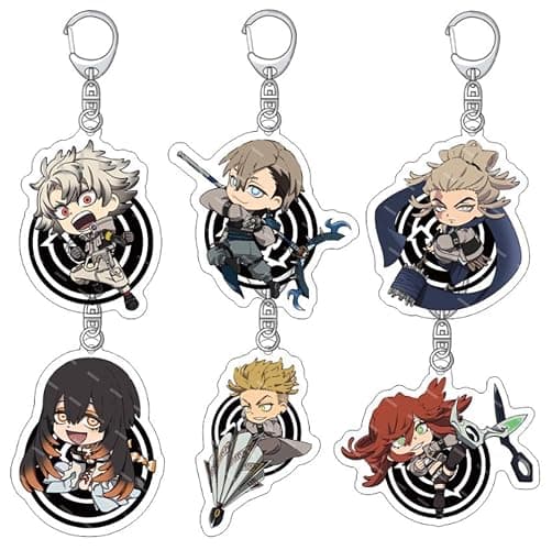 GO2COSY Set of 6 Anime Gachiakuta Acrylic Keychain Rudo Surebrec Keyring Pendant Key Chain - Image 1