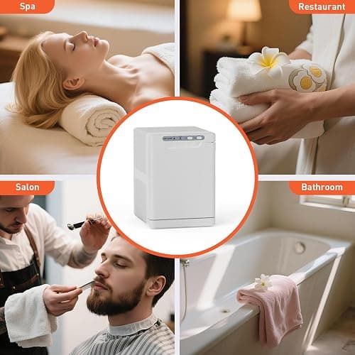 SFANSPA Hot Towel Warmer for Spa,2-in-1 Thermostatic Towel Heater,5L Mini Towel Warmer with Quick and All-Round Heating for Facial SPA,Beauty Salon,Esthetician and Bathroom thumbnail 8