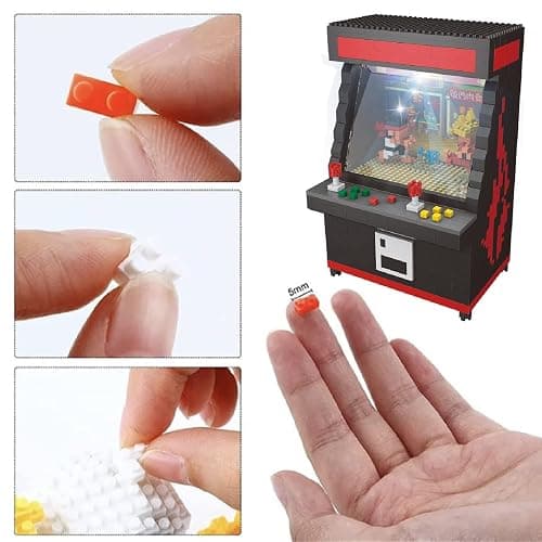 Vziimo Fighter Game Micro Blocks Sets for Adults and Teens 14+ Building Toys, Creative Bricks Gifts for Game Fans- Compatible with Nano(1060 Pieces) thumbnail 6