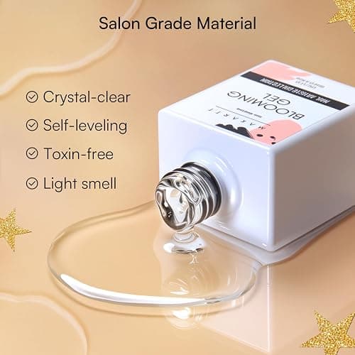 Makartt Clear Blooming Gel 15ml UV LED Soak Off Nail Art Polish for Spreading Effect Marble Nail Polish Gel Paint Nail Designs for DIY Color Flower Watercolor Magic Beauty Gift thumbnail 9