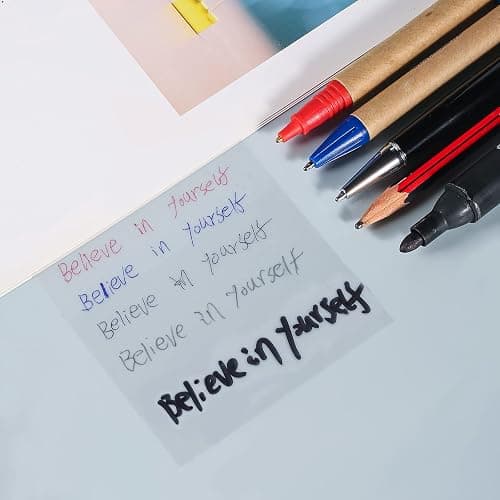 Berklia Transparent Sticky Notes,3x3 Inch Clear Sticky Notes,Waterproof White Bible Sticky Note,Transparent Stickers for School Supplies College(10 Packs,500 Sheets) thumbnail 7