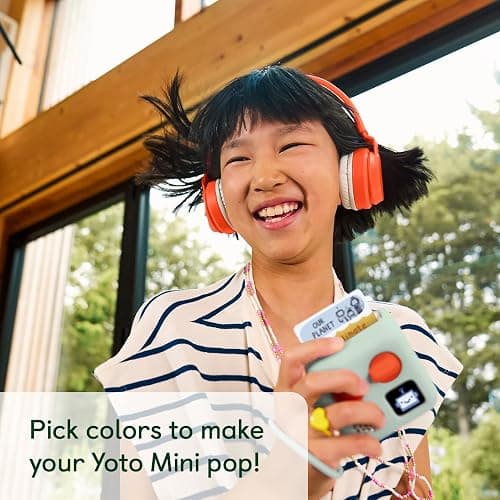 Yoto Mini Adventure Jacket in Frog Soup (Green) with Matching Wrist Lanyard – Accessory for Kids Mini Audio Device, Anti-Slip Silicone Skin Cover, Fitted Protective Sleeve Case thumbnail 2