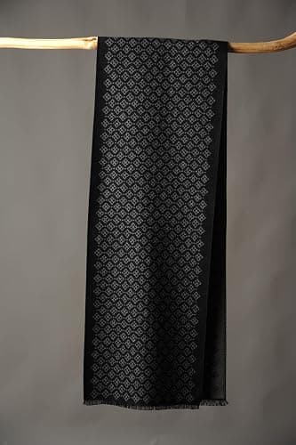 CUDDLE DREAMS Men's Silk Scarves for Winter, 100% Mulberry Silk Brushed, Luxuriously Soft & Warm, Decent Box Packed thumbnail 3