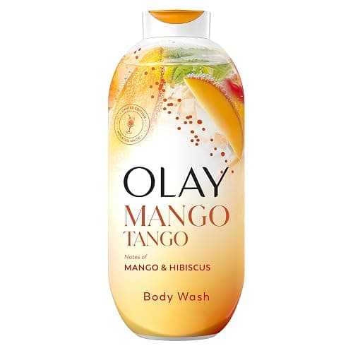 Olay Body Wash for Women, 24/7 Skin-Loving Freshness, Miami Mocktails, Plant Based Cleansers, Vitamin B3 & Antioxidant Blend, For All Skin Types, Mango Tango with Mango & Hibiscus Scent, 22 fl oz - Image 1