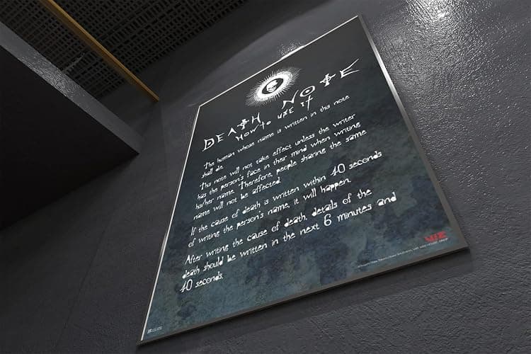 Death Note Poster - Anime Merch for Room Decor, Aesthetic Bedroom & Dorm Decor for Teens & Boys - Manga Series Birthday Gift - Cool Wall Art Print, 12x18 thumbnail 7