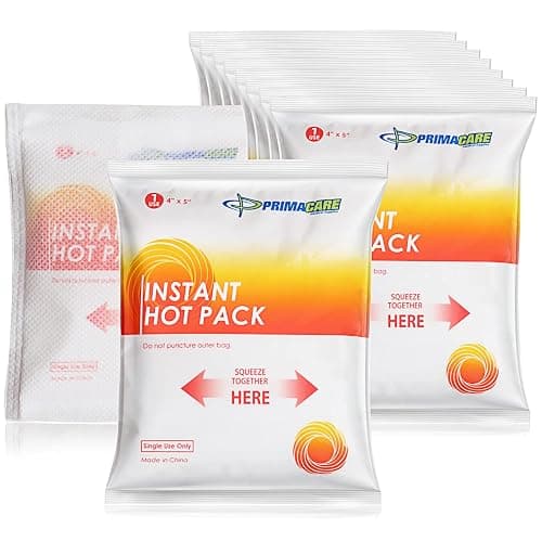 PrimaCare PHP-45 Instant Heat Pack for Emergency Heat Therapy, 4" x 5", Pack of 24 - Image 1