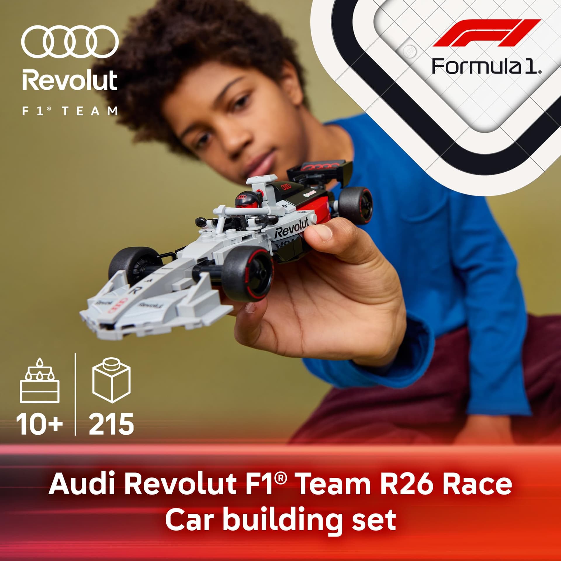 LEGO Speed Champions Carro de Corrida Audi Revolut F1® Team R26 77259 thumbnail 2