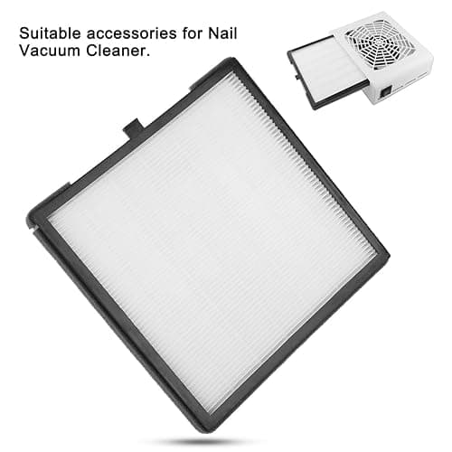 Nail Vacuum Cleaner Filter Nail Art Suction Dust Collector Filter Screen, Nail Dust Collector Aspirator Filter Manicure Machine Accessories for Salon Beauty thumbnail 8