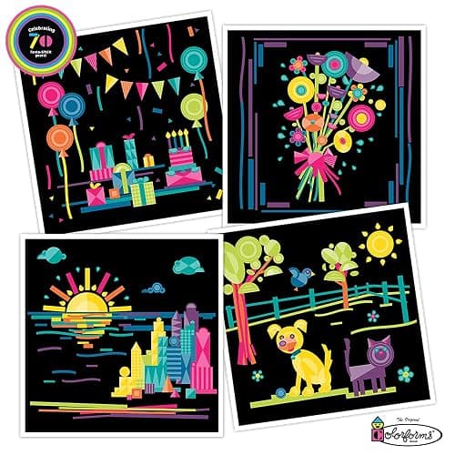 Colorforms Stickers for Kids, 70th Anniversary Box Set - Stickers for Adults, Arts and Crafts, Scrapbook Stickers, Kids Crafts, 500+ Kids Stickers, Stickers for Boys and Girls Ages 3+ thumbnail 4