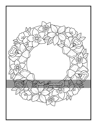 100 Flowers: An Adult Coloring Book with Bouquets, Wreaths, Swirls, Patterns, Decorations, Inspirational Designs, and Much More! thumbnail 21