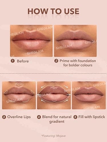 SHEGLAM Lip Liner Creamy Matte Pencil High Pigment Not Easy to Fade Silky Smooth Matte Contour Tint Lip Makeup-But First,Coffee thumbnail 6