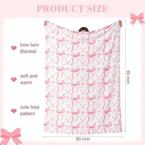 Bow blanket for bed  thumbnail 2