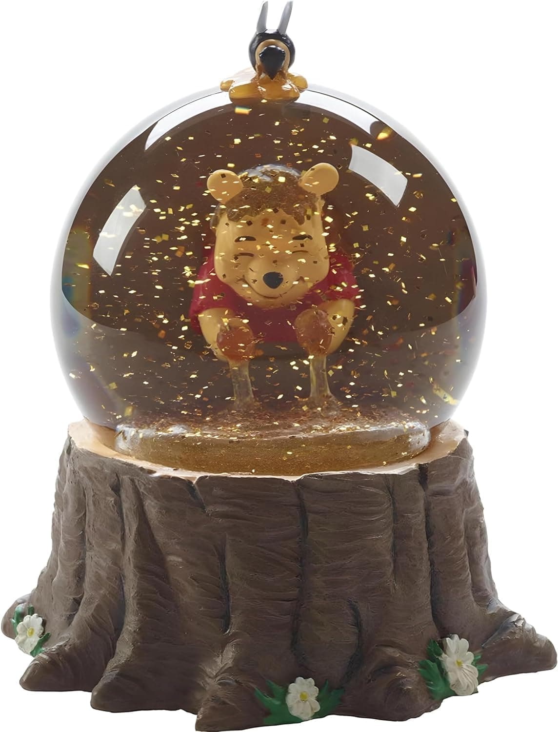 Pooh Bear - Figura de bola de nieve musical coleccionable con caja de música enrollada, resina de 5.5 pulgadas y vidrio, regalo de cumpleaños para fans y coleccionistas thumbnail 2