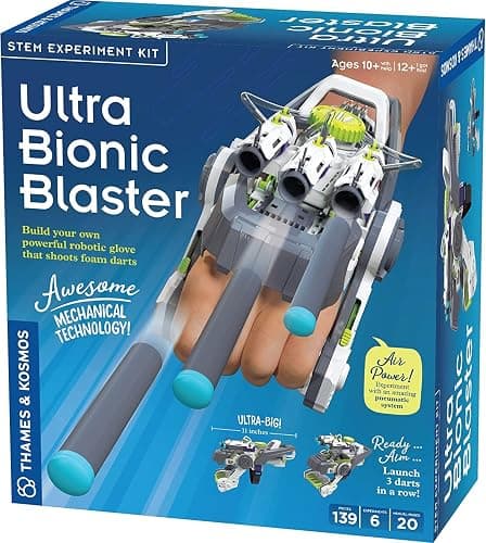 Thames & Kosmos Ultra Bionic Blaster STEM Experiment Kit | Construct a Robotic Foam Dart Blasting Glove | Challenging Build, Learn About Mechanical Technology & Engineering - Image 1