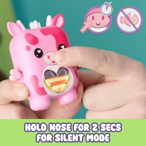 NANO-MALS Mootilda The Pink Cow, Electronic Pet Cow Toy, 70+ Responses, Interactive Fidget Toys for Girls & Boys, Kids Christmas Stocking Stuffer Gifts, Ages 5+ ​ thumbnail 7