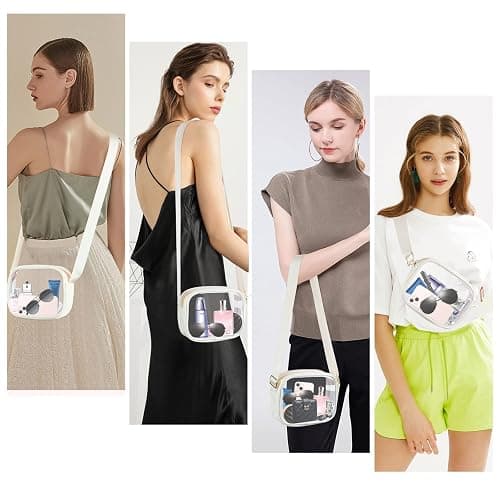 KETIEE Clear Crossbody Bag, Stadium Approved Clear Purse Bag for Concerts Sports Events Festivals thumbnail 2
