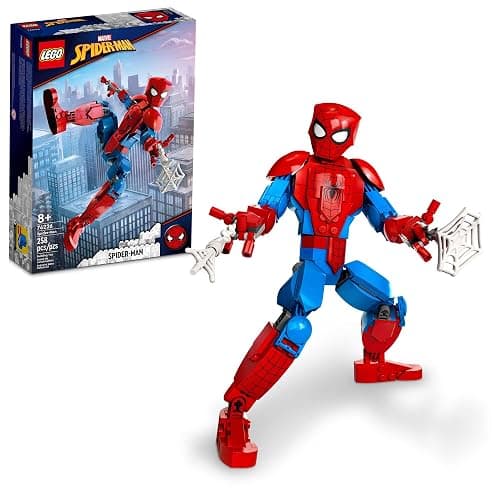 LEGO Marvel Spider-Man Building Toy, Fully Articulated Action Figure, Superhero Movie Set with Web Elements, Gift for Grandchildren, Collectible Model for Boys, Girls and Kids Ages 8 and Up, 76226 - Image 1