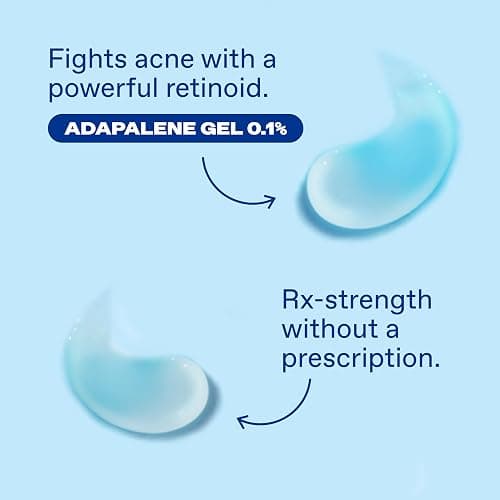 Differin Acne Retinoid Treatment Gel, 0.1% Adapalene, 45g Pump | 90-Day Supply Pump, Over-The-Counter Retinoid, Clears Breakouts, Gentle For Sensitive Skin, Dermatologist Recommended thumbnail 5