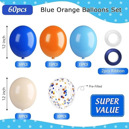 62 pack of balloons  - Image 1