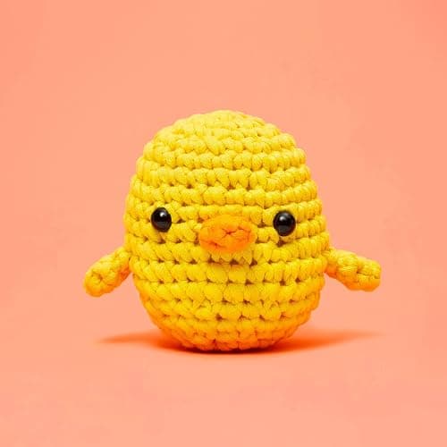 The Woobles Crochet Kit for Beginners - Easy Arts and Crafts Knitting & Crochet Animals Kit As Seen On Shark Tank - Kiki The Chick thumbnail 3