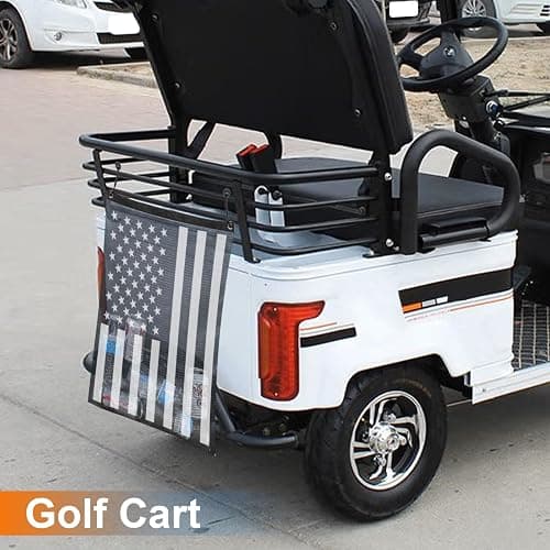 Telimocy UTV ATV Mesh Trash Bag,Universal UTV Trash Storage Sack Compatible With Polaris RZR,Can-Am,CFmoto,Teryx,Kawasaki,Golf Cart,Arctic Cat (American Flag) thumbnail 7