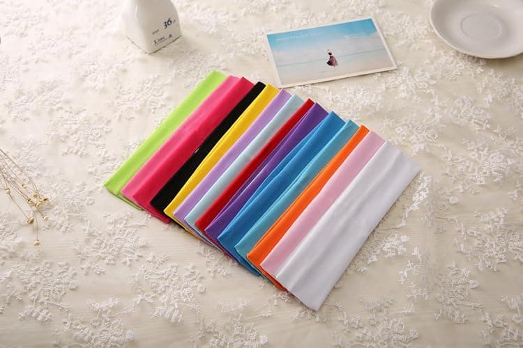 Zapire 14pcs Mixed Colors Yoga Sports Headbands for Women - Soft Elastic Stretch Girls Athletic Headbands thumbnail 3