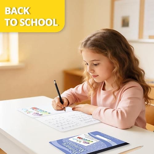ONAVIA Primary Composition Notebook K-2, Primary Ruled Journal with Picture Space, 9-3/4 x 7-1/2, Bulk Marble Notebooks for School, Kids, Kindergarten Draw and White Story Journals, 4 Pack | 100 ct, 9.75 x 7.5 in, Primary Journal Grades K-2, Picture Space, Writing Practice, Kindergarten, Notebook for Kids thumbnail 6